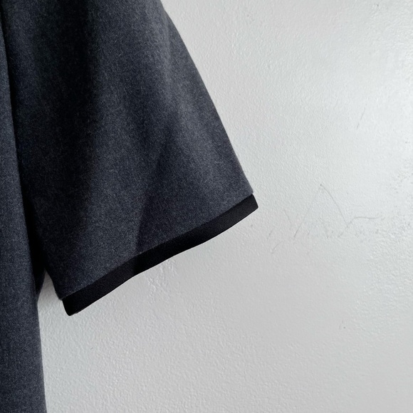 Hugo Boss Gray Wool V neck Office Dress - Picture 6 of 8